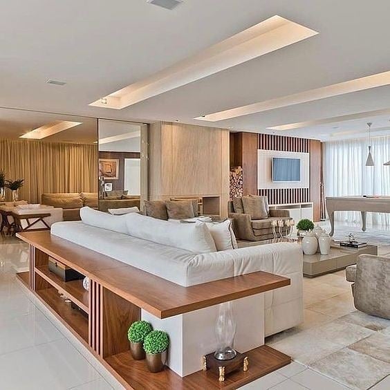 Aparadores Vazados e Modernos: Para Quem Gosta de Leveza Visual - inspiração 1