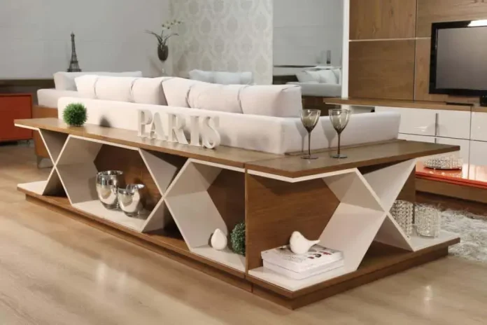 Estilo Industrial Chic: Aparadores com Metal e Madeira Rústica - inspiração 1