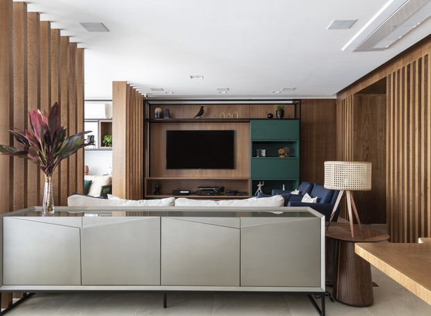 Aparadores com Puxadores Vazados: Um Detalhe que Faz a Diferença - inspiração 2