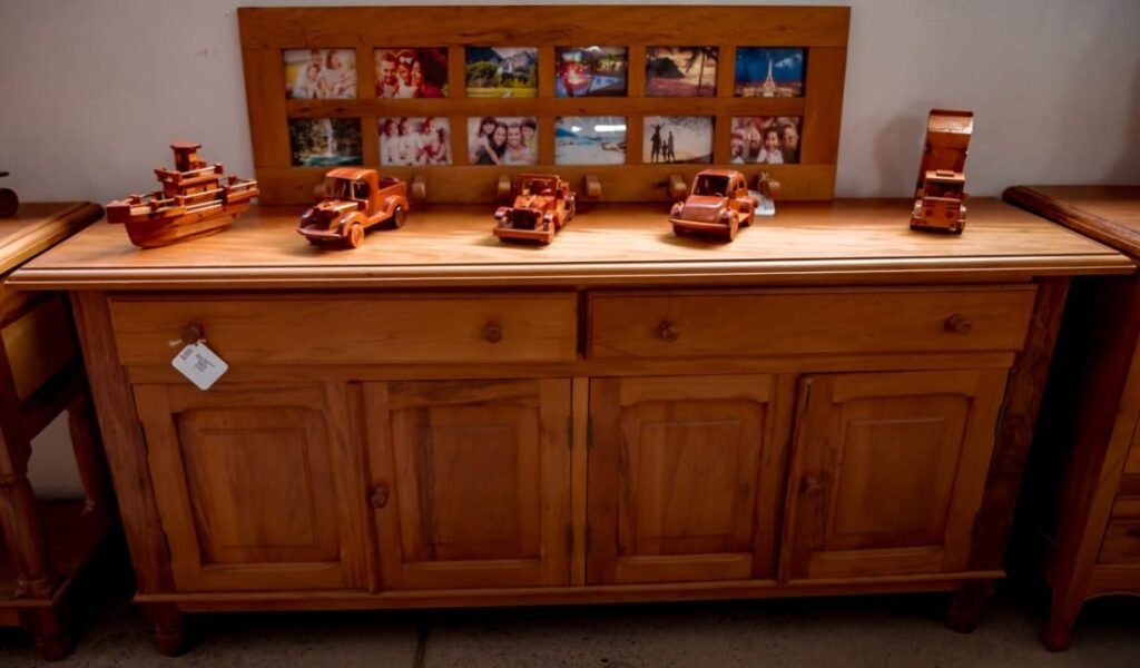 Iluminação que Valoriza: Deixe Seu Aparador Brilhar - inspiração 1