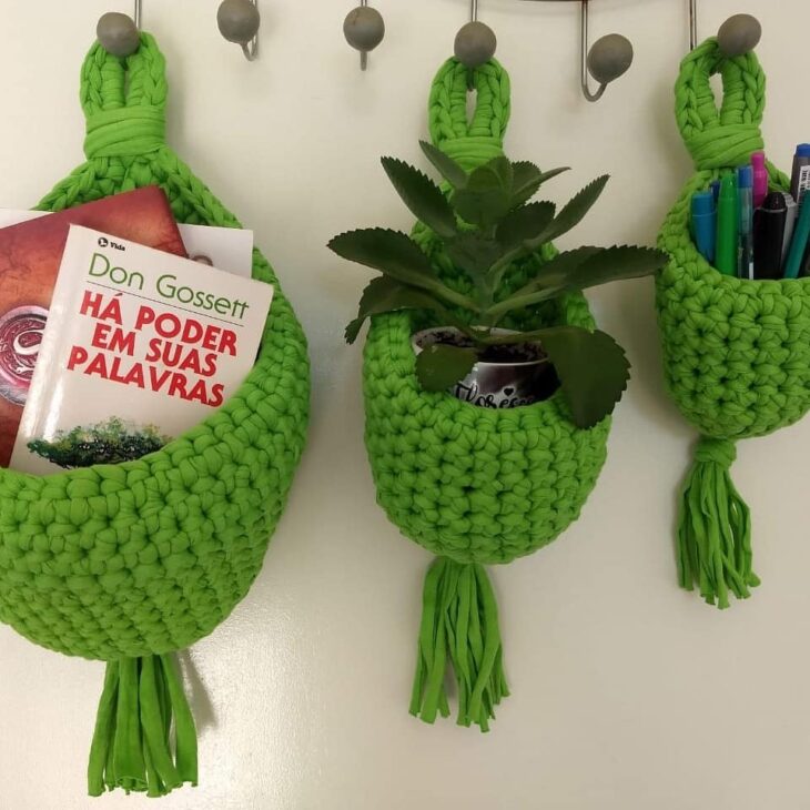 Presenteie com Afeto: Cachepôs de Crochê como Lembrança Especial - inspiração 2