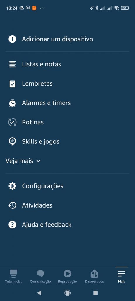 Primeiros passos: conectando a Alexa ao seu Wi-Fi - inspiração 2
