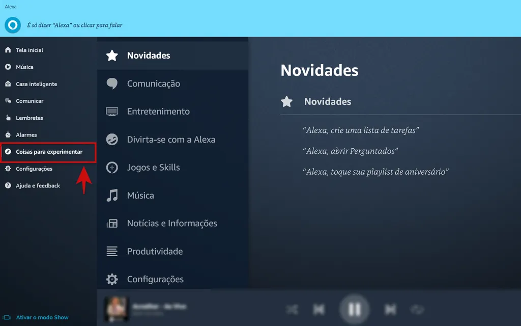 Controlando a Reprodução de Mídia com a Voz - inspiração 1