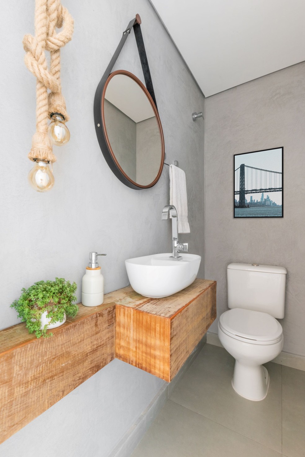 O Verde que Transforma: Plantas no Lavabo - inspiração 2