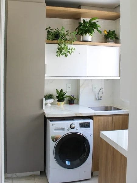 Carro de Lavanderia com Compartimentos: Mobilidade e Organização Total - inspiração 2