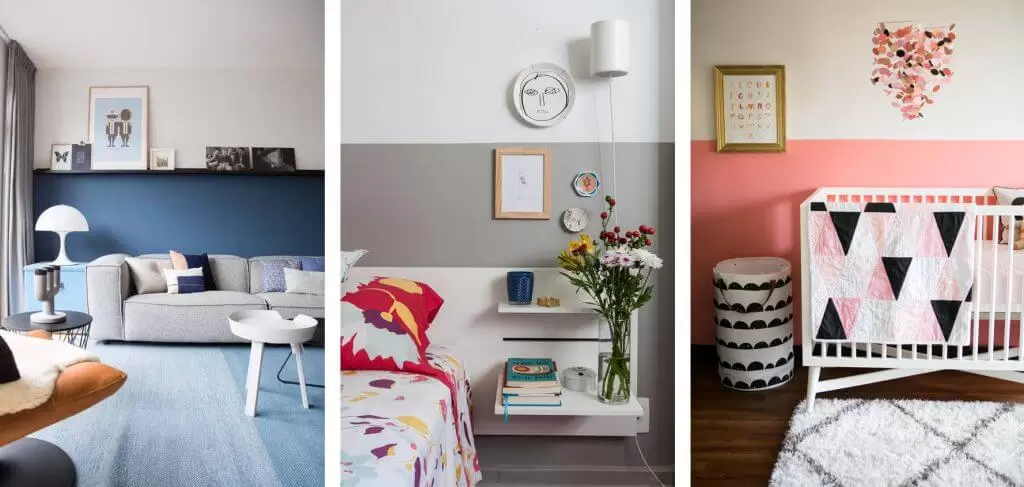 Pintura de Meia Parede Infantil: Alegria e Personalidade - inspiração 1