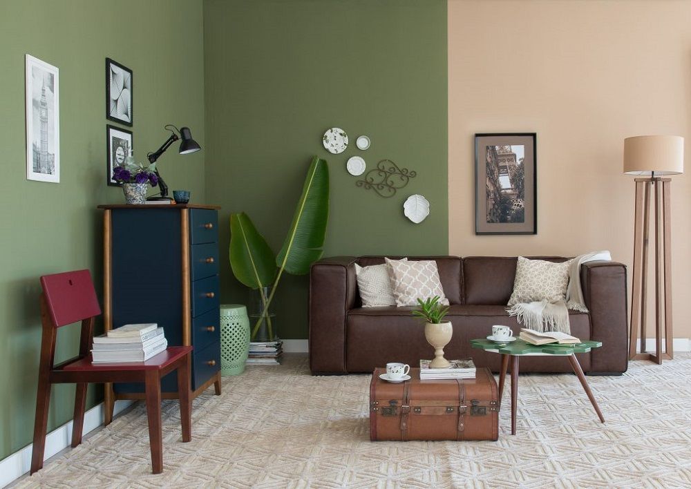 Toques de Cor em Espaços Pequenos: Amplie e Ilumine - inspiração 1