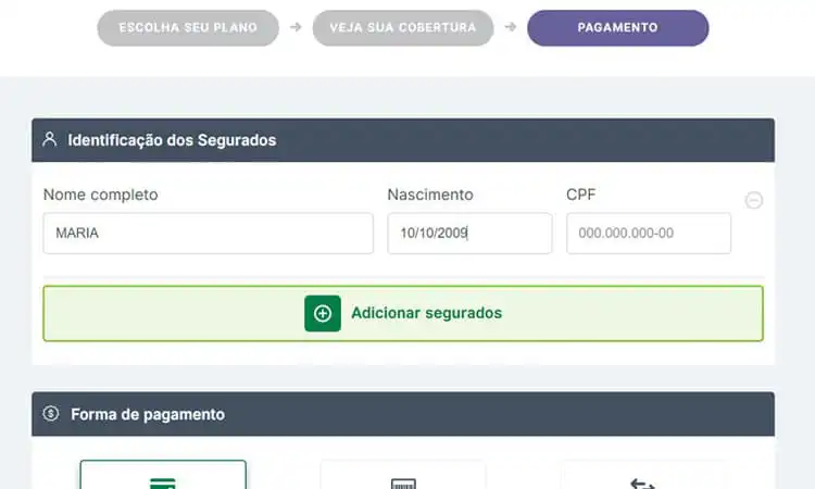 Extensão de Cobertura para Atividades Específicas - inspiração 2