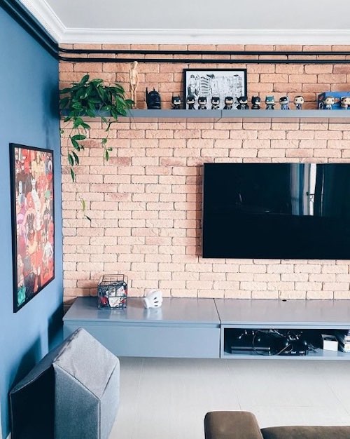 Contemporâneo Sofisticado: Tijolinho em Cores Inovadoras e Texturas Únicas - inspiração 2