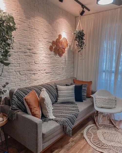 Contrastes Marcantes: A Arte de Combinar Tijolinho com Outros Materiais - inspiração 2