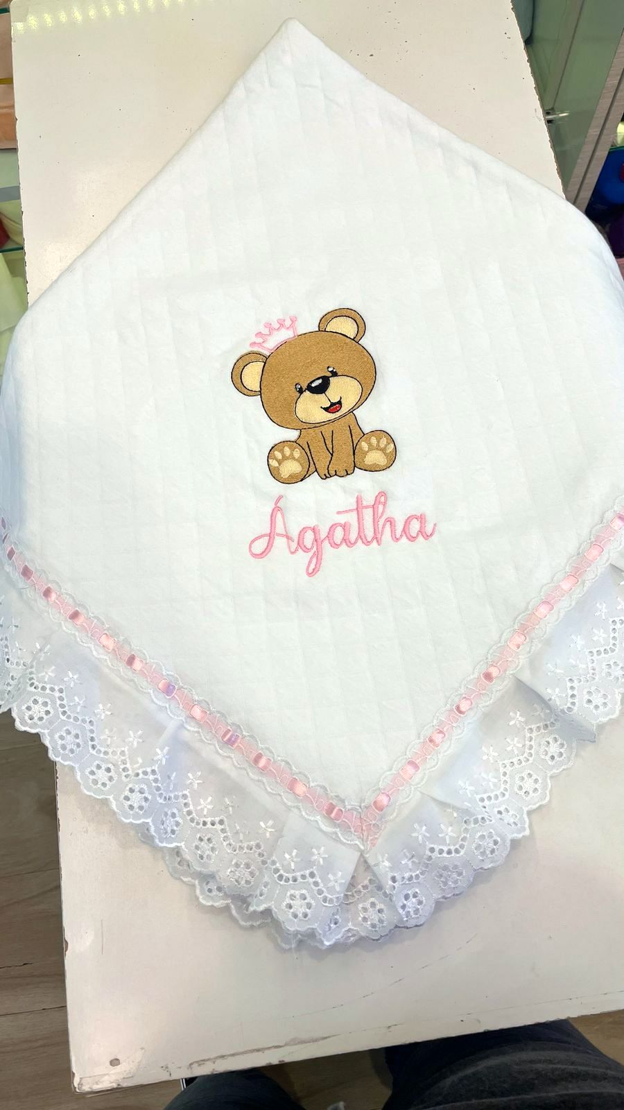 melhores acabamentos para manta de bebê