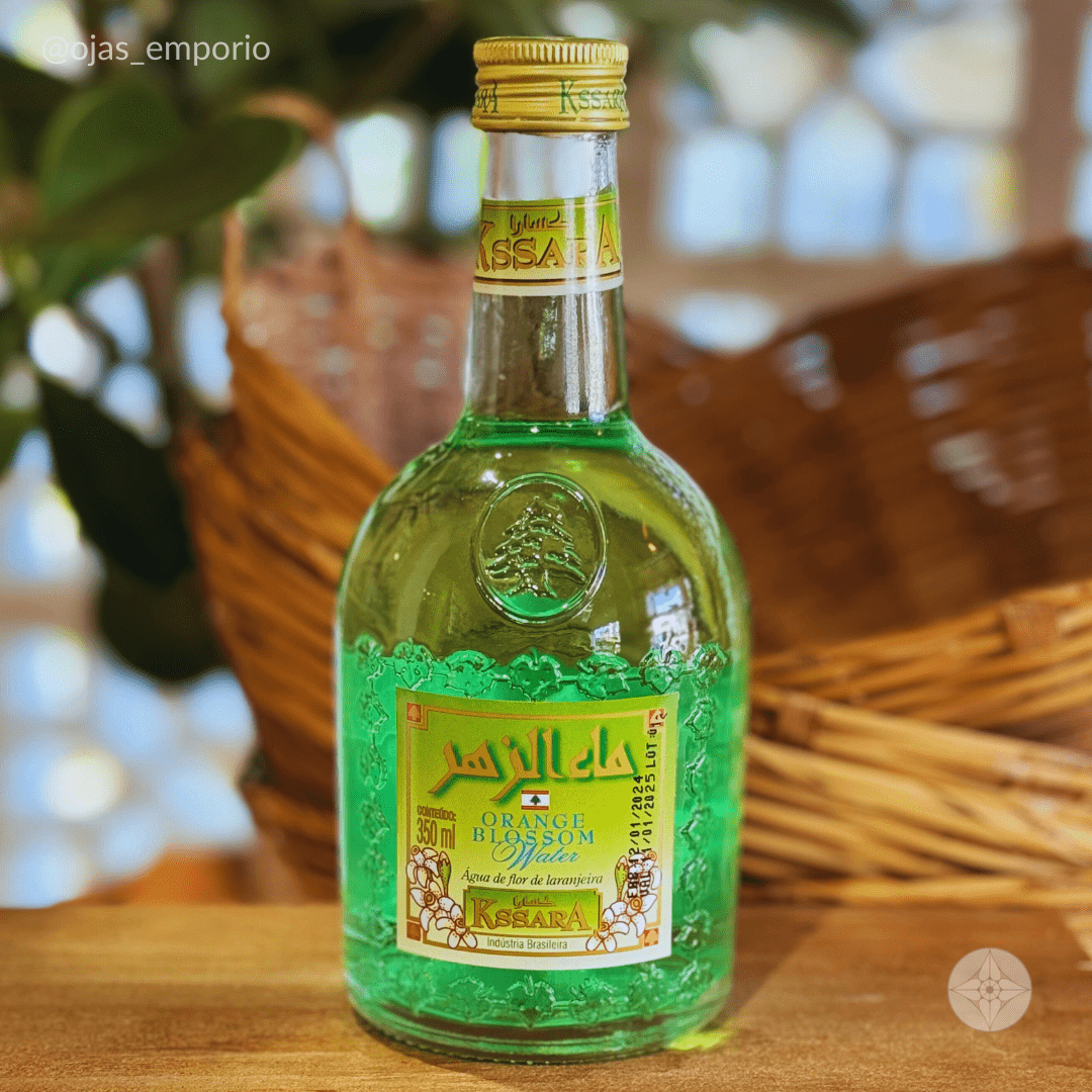 água de flor de laranjeira