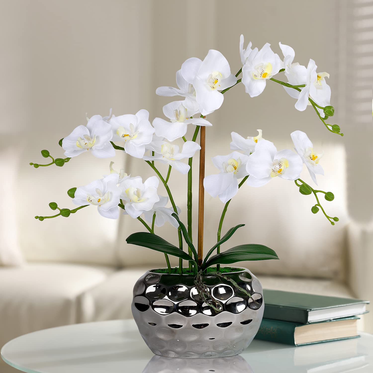 arranjo de orquídea artificial