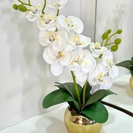 arranjo de orquídea artificial