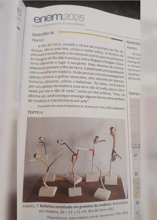 artes na prova de linguagens enem