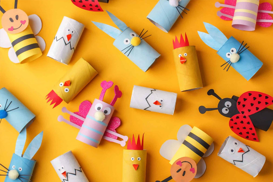 artesanato com material reciclado para crianças