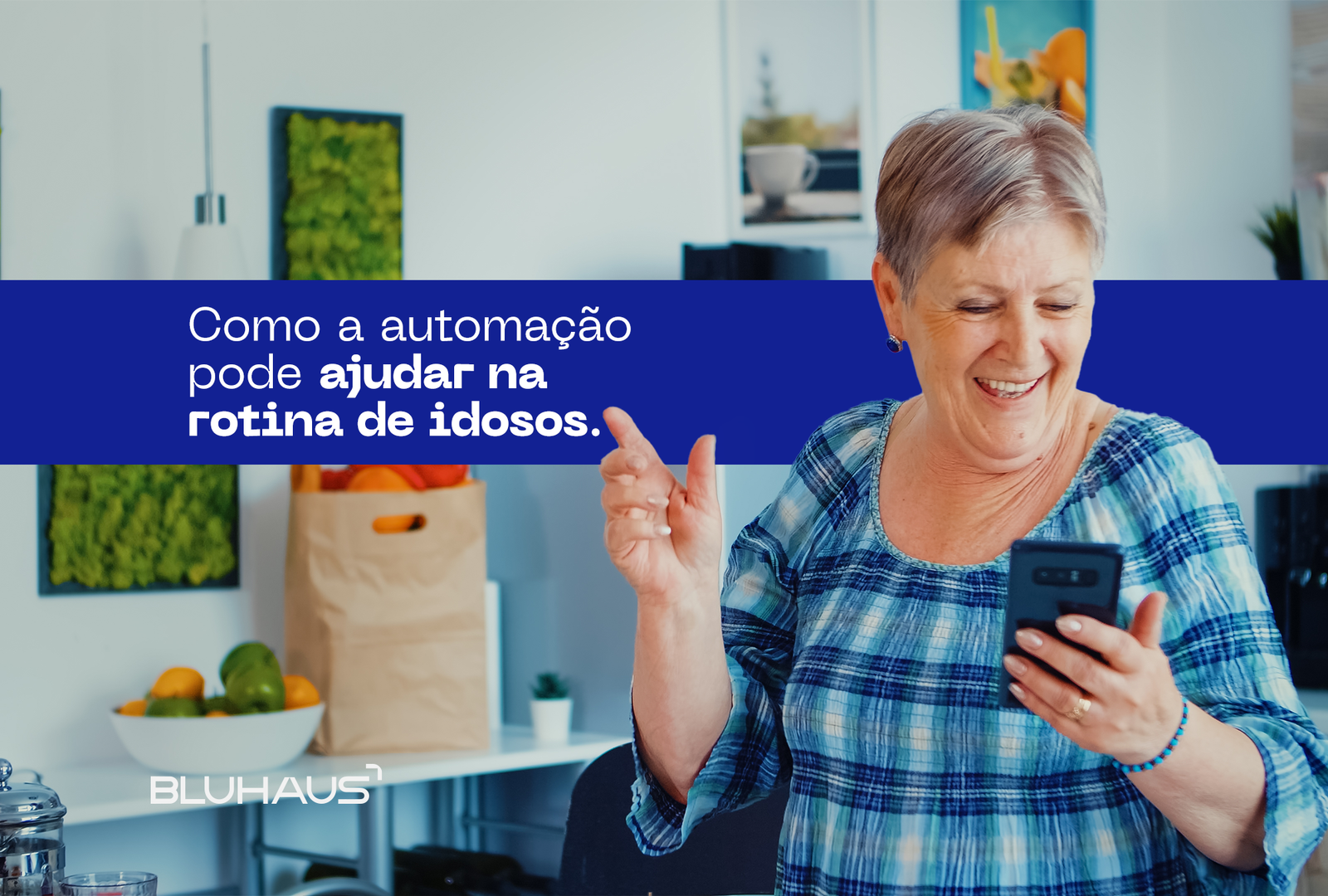 Benefícios dos assistentes de voz para a terceira idade