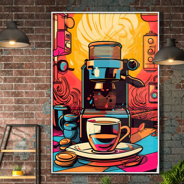 cafeteira retrô decorativa