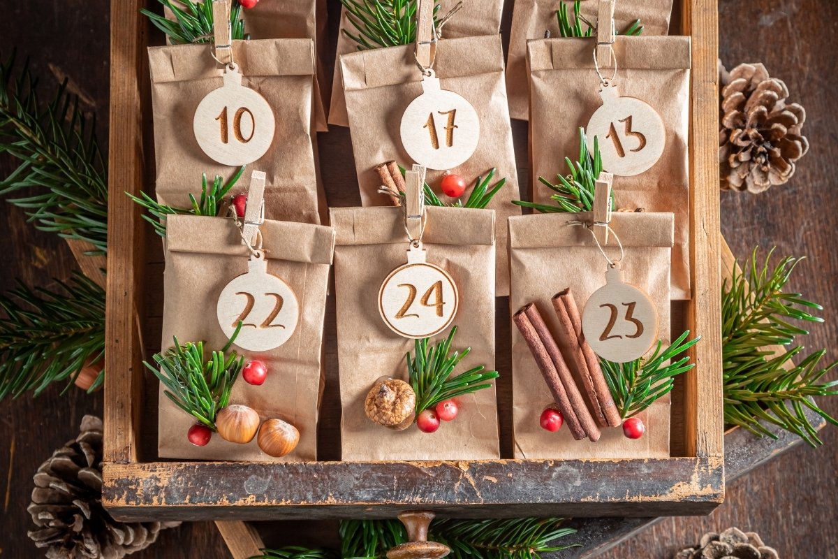 calendário do advento diy
