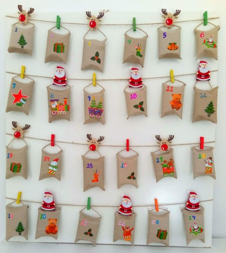 calendário do advento diy