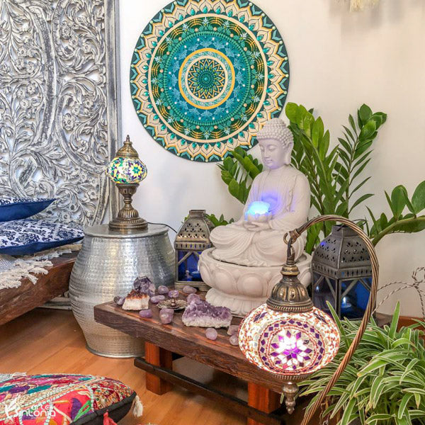 cantinho da meditação em casa