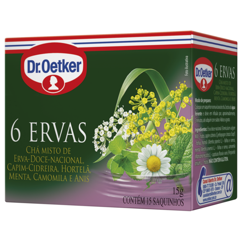 chá de 6 ervas benefícios