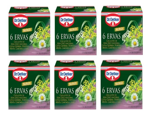 chá de 6 ervas benefícios