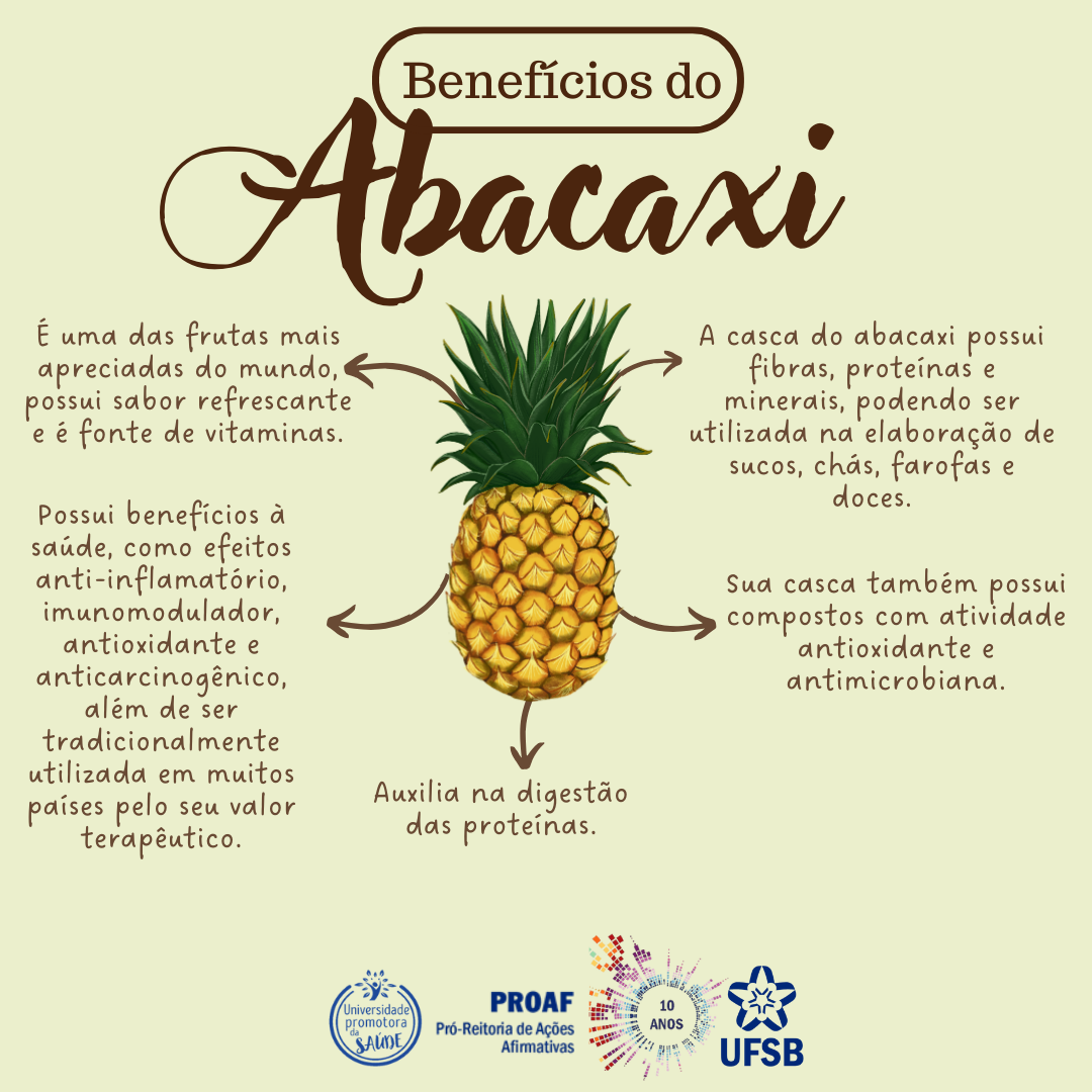 chá de abacaxi benefícios