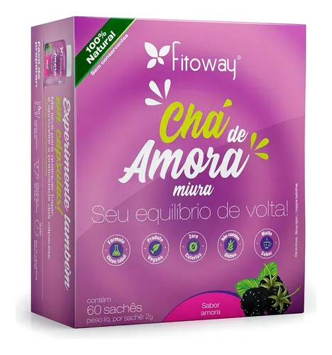 chá de amora miúra