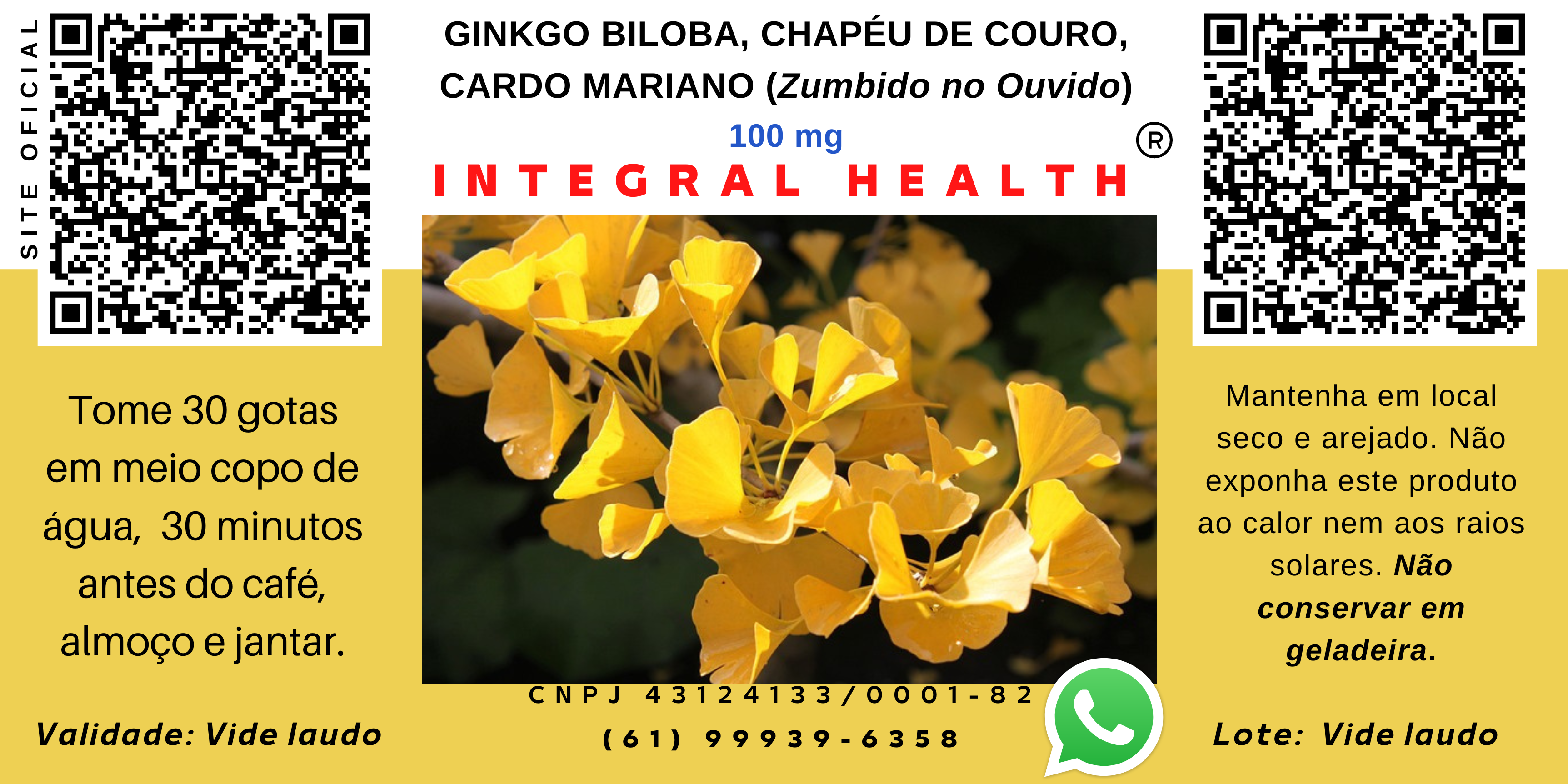 cha de ginkgo biloba para zumbido no ouvido