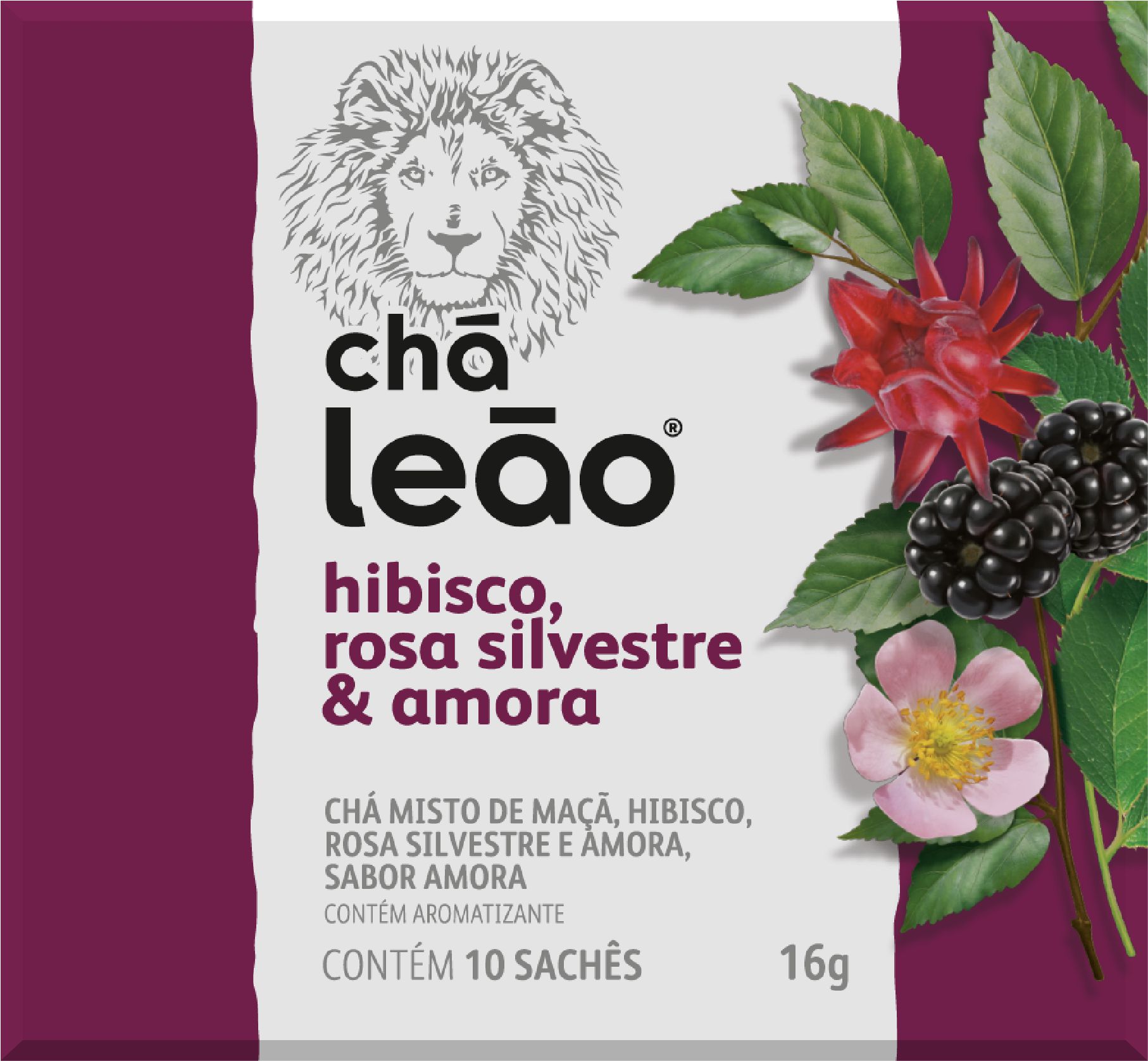 chá de hibisco sache