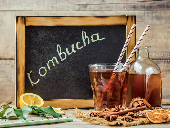 chá de kombucha benefícios