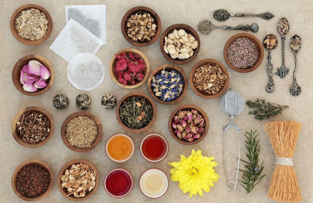 chá granel ou saquinho