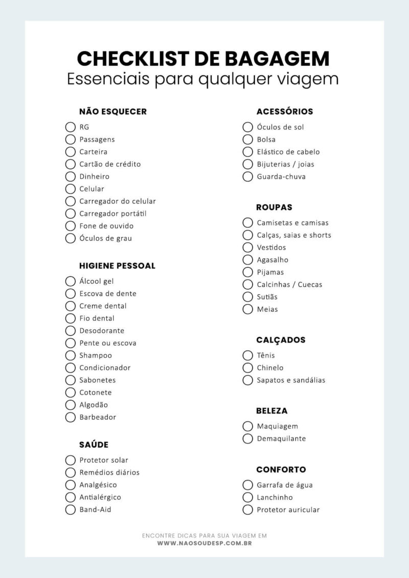 Mala de Praia vs. Mala de Neve: O Que Levar em Cada Destino