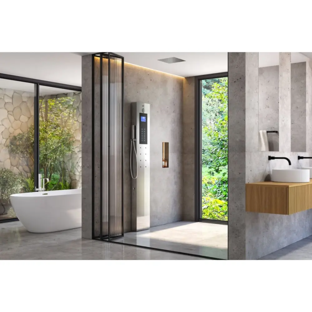 Dicas para ter um chuveiro de teto em banheiro com pé-direito baixo