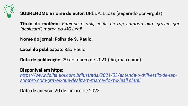 erros comuns ao citar site normas ABNT