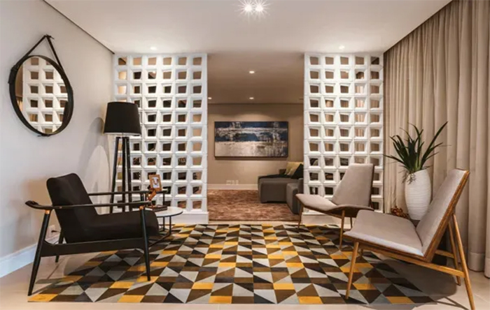 cobogó na decoração de interiores