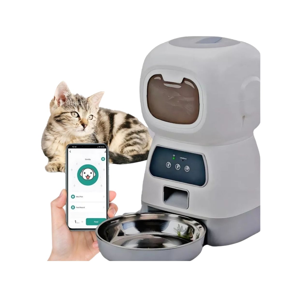 comedouro pet automático inteligente