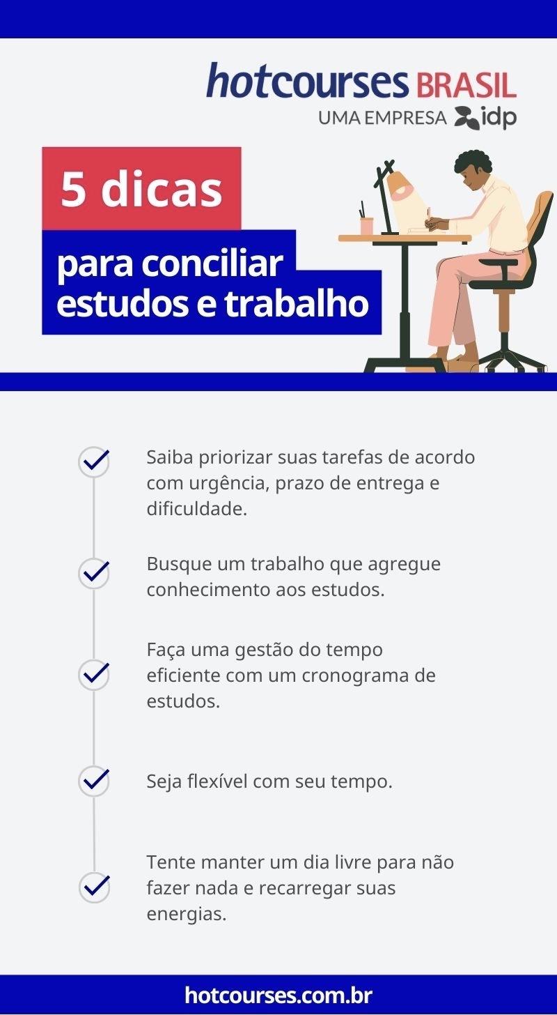 como conciliar trabalho e faculdade