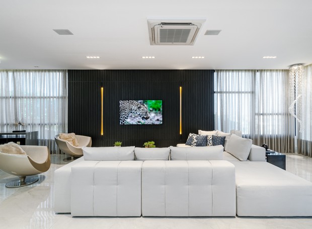 como configurar automação de som ambiente