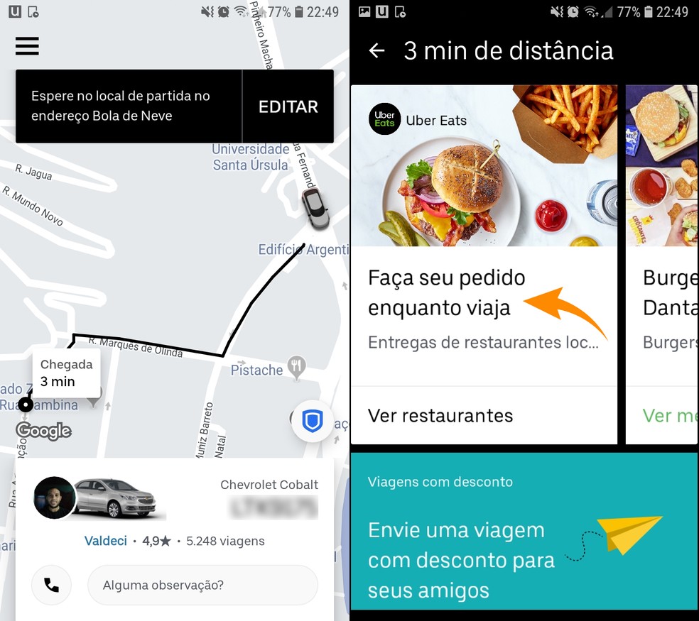 erros comuns ao falar com suporte uber