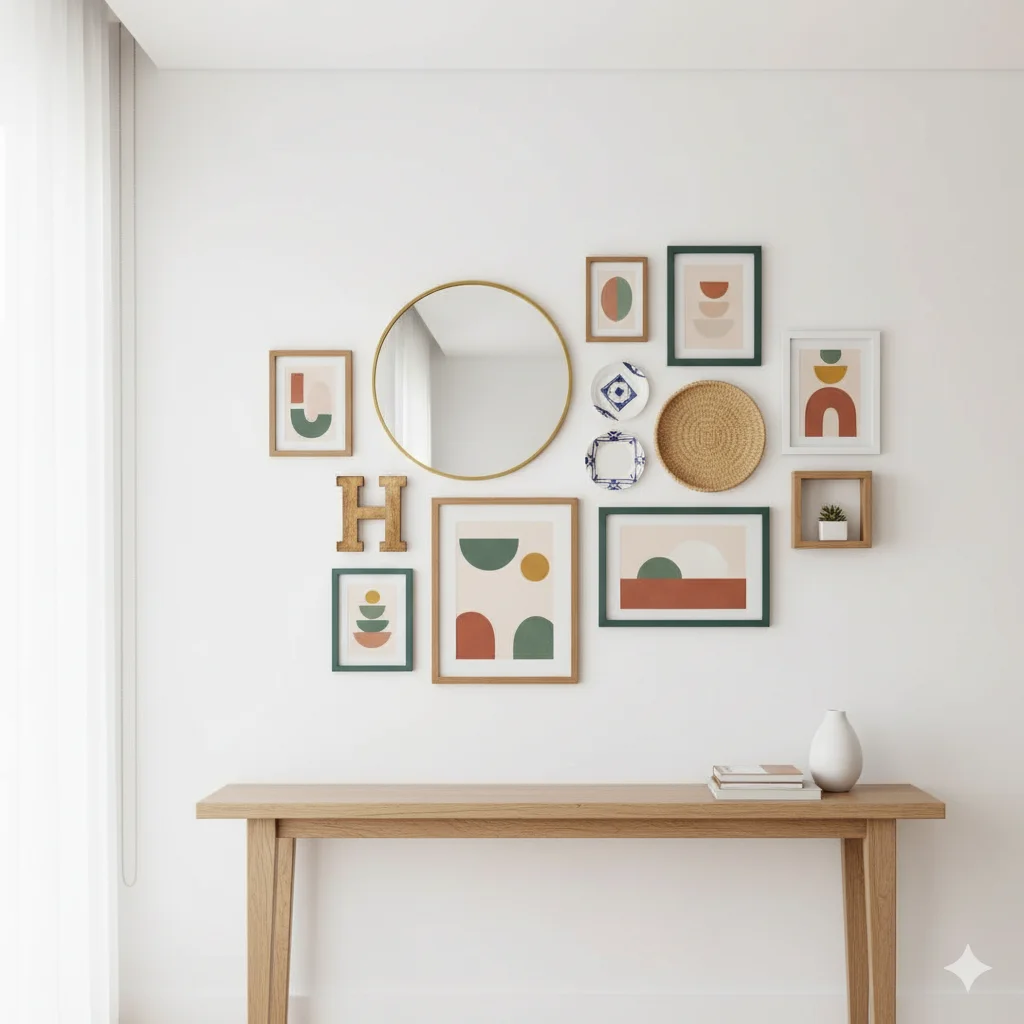 Gallery Wall para Iniciantes: Erros Comuns e Como Evitá-los