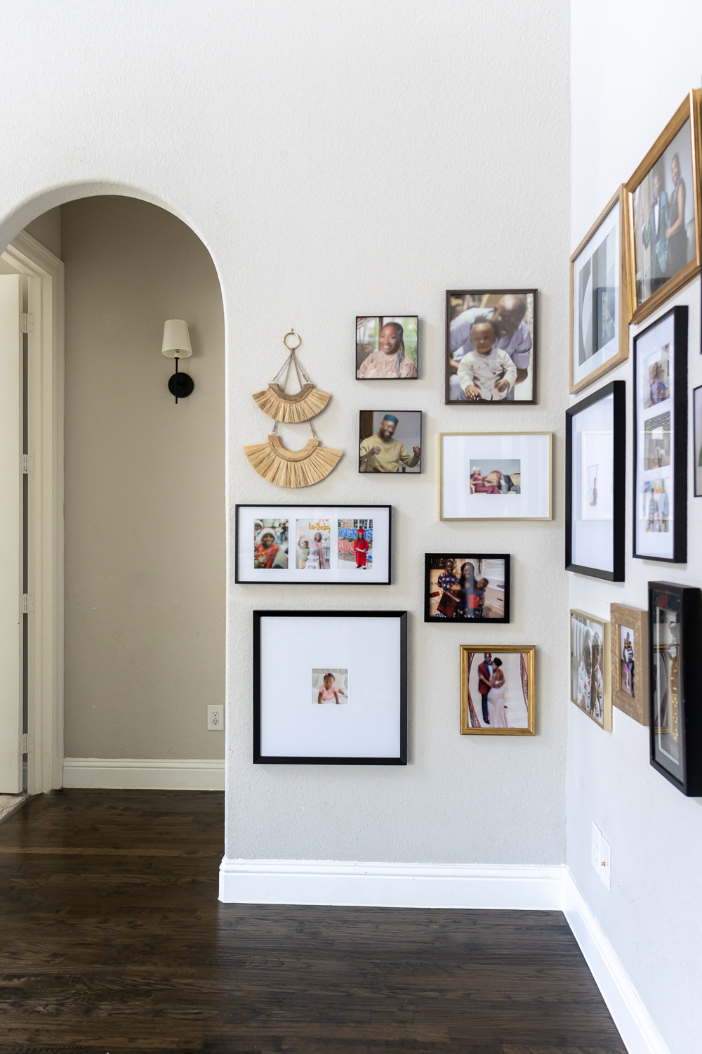 como fazer gallery wall