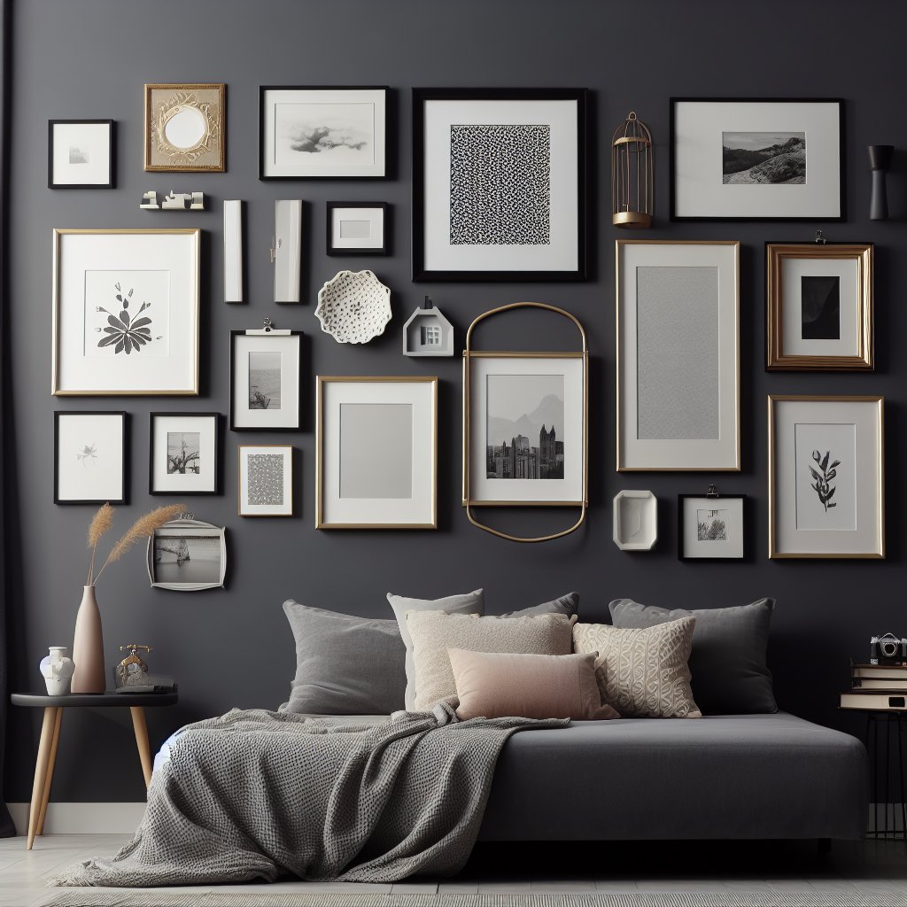 Como Criar uma Gallery Wall Temática: Dicas de Curadoria e Cores