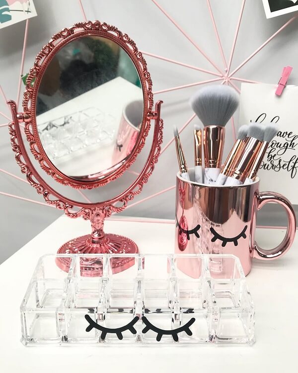 Como Fazer uma Penteadeira Gastando Pouco: Dicas e DIYs