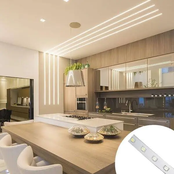 como instalar fita led no teto