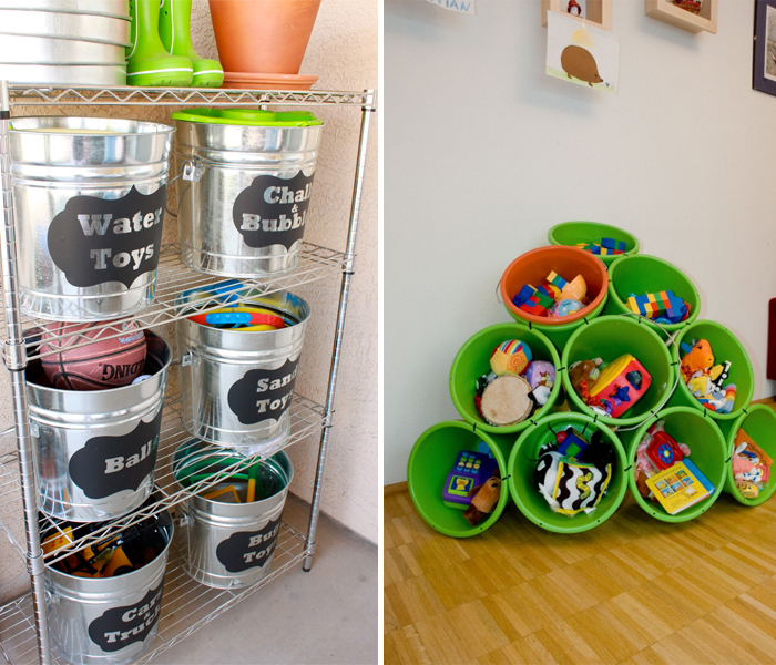 como organizar os brinquedos de montar