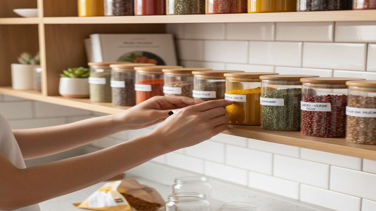 Etiquetagem Inteligente: Como Identificar Seus Potes de Vidro Facilmente