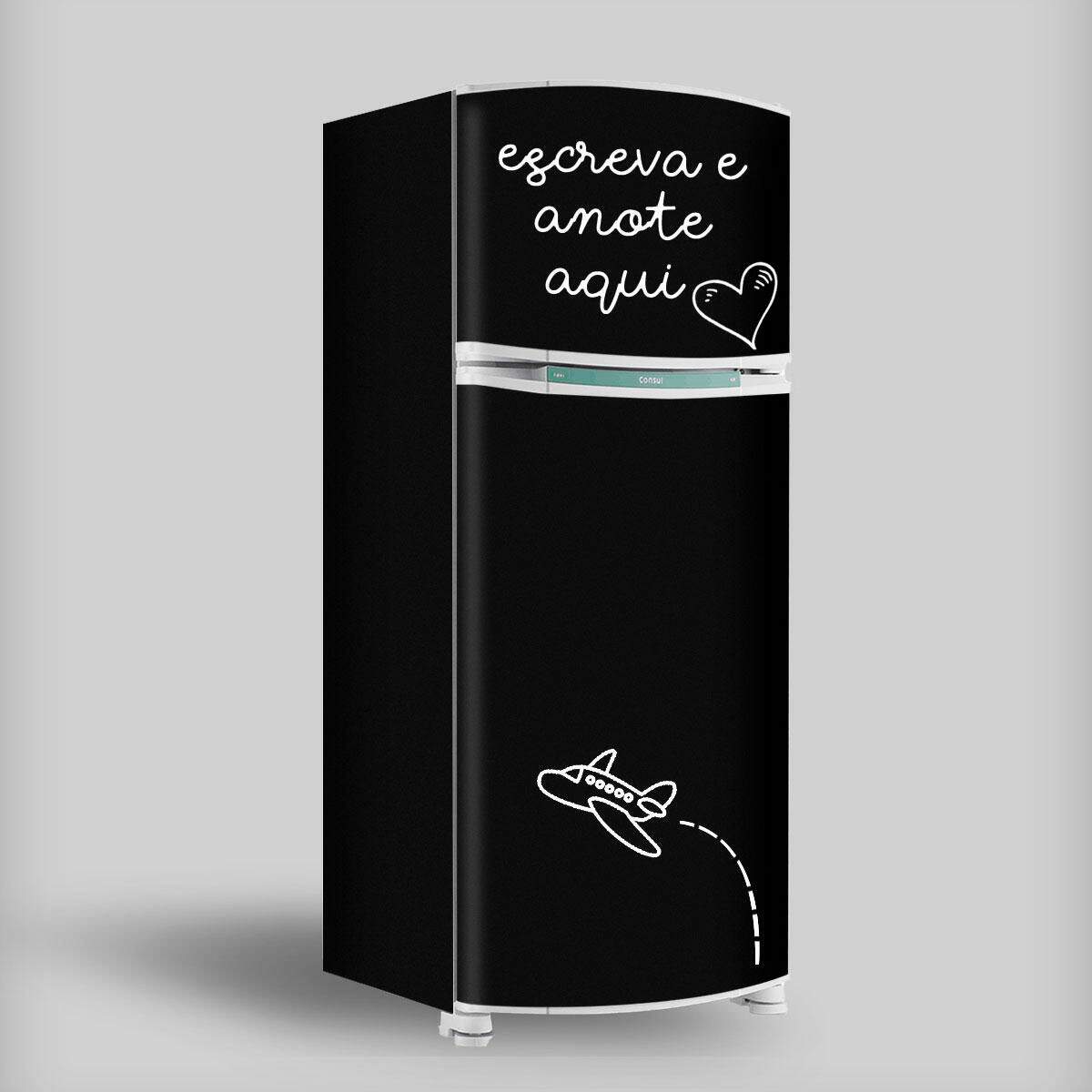 como renovar geladeira com adesivo