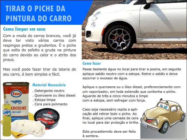 Guia completo: Como escolher o removedor de piche ideal para seu carro